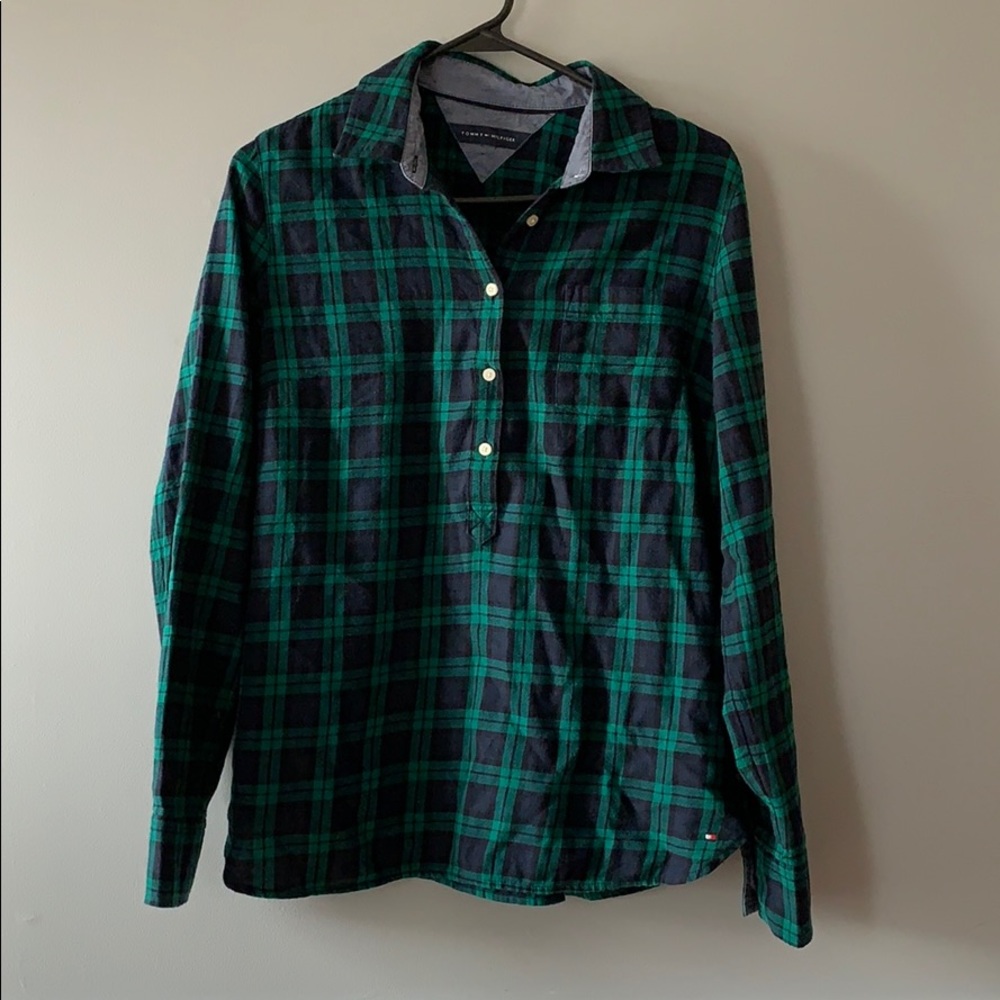 Tommy Hilfiger half button down